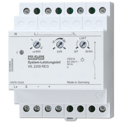 JUNG Системное исполнительное устройство REG макс для 8 датчиков WS180WW арт. WL2200REG