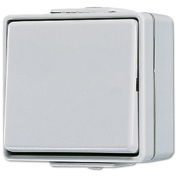 JUNG Выключатель для накладного монтажа универсальный IP44 арт. 606W