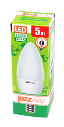 Jazzway Лампа PLED- ECO-C37 5w E14 3000K 400Lm 230V/50Hz арт. .1036834