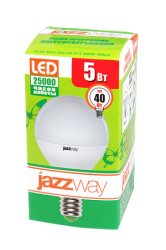 Jazzway Лампа PLED- ECO-G45 5w E14 3000K 400Lm 230V/50Hz арт. .1036896