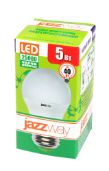 Jazzway Лампа PLED- ECO-G45 5w E27 3000K 400Lm 230V/50Hz арт. .1036957