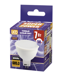Jazzway Лампа PLED- SP JCDR 7W 3000K GU5.3 230/50 арт. .1033499