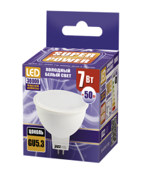 Jazzway Лампа PLED- SP JCDR 7W 5000K GU5.3  230/50 арт. .1033536
