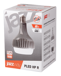 Jazzway Лампа PLED-HP R170 60W E40 4000K GR 230V/50Hz арт. .5005723