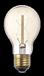 Jazzway Лампа накаливания RETRO A60 GOLD 40W E27 арт. .2858269