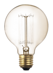 Jazzway Лампа накаливания RETRO G80 GOLD 40W E27 арт. .2858283