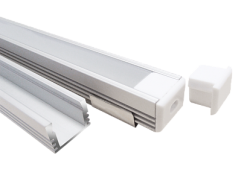 Jazzway Профиль  PAL 1612 накладной (2м) анодированный арт. .1009647