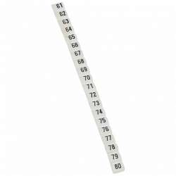 Legrand  Маркер CAB 3 - для клемм и кабелей 0,5-1,5мм2 - черные цифры на белом фоне - цифры 81-100 арт. 038154