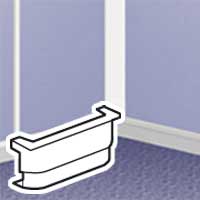 Legrand Адаптер для монтажа рамки Кат. № 0 316 14 монтаж на мини-плинтусы DLPlus глубиной 16 мм арт. 031706