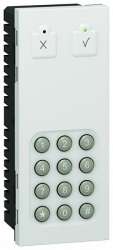 Legrand Автономная кодовая панель с возможностью интеграции в общую систему безопасности - Программа Mosaic - 5 модулей - белая арт. 076701