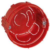 Legrand Batibox Коробка монтажная круглая для кирпичных стен глуб.40мм, с винтами арт. 080108