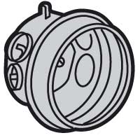 Legrand Batibox Коробка простая бетон 1-местная глубина 58 мм арт. 081940