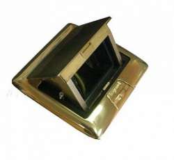 Legrand Блок выдвижной 4мод., латунь арт. 054016