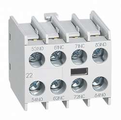 Legrand CTX3 мини Фронтальные вспомогательные контакты 1НО 3НЗ арт. 417156