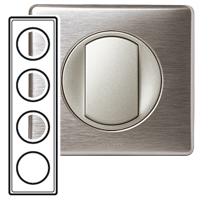 Legrand Celiane Алюминий Рамка 4-ая (2+2+2+2 мод) арт. 068924