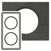 Legrand Celiane Ардезия Рамка 2 поста (4 модуля) арт. 069372