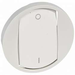 Legrand Celiane Бел Клавиша 1-ая выключателя с подсветкой/индикацией арт. 068023