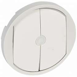 Legrand Celiane Бел Клавиша 1-я с индикацией состояния для выключателя PLC/ИК (мех. 67203) арт. 068073