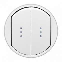 Legrand Celiane Бел Клавиша 2-ая с подсветкой арт. 068004