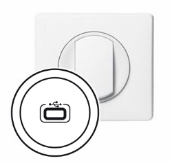 Legrand Celiane Бел Накладка Розетки USB 1-ой арт. 068253