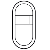 Legrand Celiane Бел Накладка вывода кабеля арт. 068141