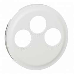 Legrand Celiane Белый Накладка розетки тройной RJ45 тел/TV/инф арт. 068290