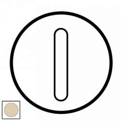 Legrand Celiane Беж Клавиша выключат. бесшумн. арт. 066216