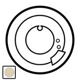 Legrand Celiane Беж Накладка светорегулятора с индикацией арт. 066266