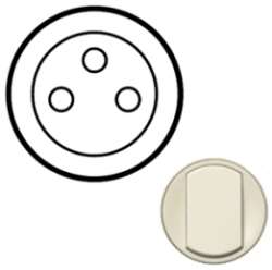 Legrand Celiane Беж Накладкарозетки, франц. станд. арт. 066221