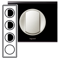 Legrand Celiane Corian Nocturne Рамка 4-ая (2+2+2+2 мод) арт. 069154
