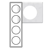 Legrand Celiane Фарфор Рамка 4/5 мод арт. 069325