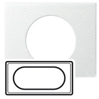 Legrand Celiane Фарфор Рамка Белая Феерия 2 поста (4/5 модулей) арт. 069355