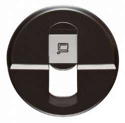 Legrand Celiane Графит Накладка розетки RJ-45 арт. 064935