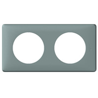 Legrand Celiane Грей Рамка 2-я (2+2 мод) арт. 068742