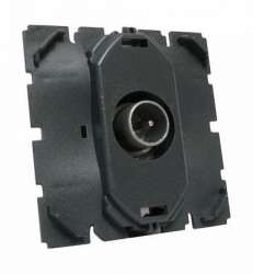 Legrand Celiane Мех TV розетка проходная арт. 067386