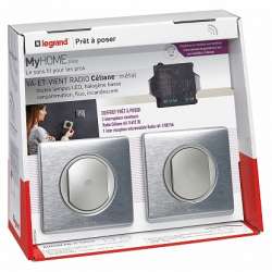 Legrand Celiane Мех Выключатель сценарный PLC/ИК с индикацией,4 сценария 2 мод арт. 067280