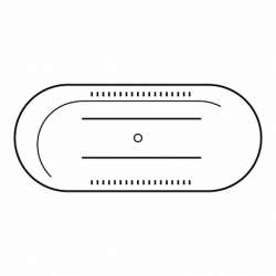 Legrand Celiane MyHome SCS Белая Лицевая панель для приводов жалюзи/рольставней арт. 068259