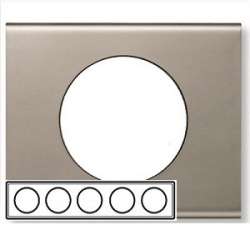 Legrand Celiane Никель Велюр Рамка 5-ая (2+2+2+2+2 мод) арт. 069120