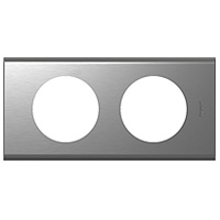 Legrand Celiane Сталь фактурная Рамка 2-я (2+2 мод) арт. 069102