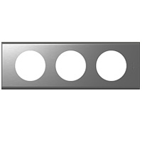 Legrand Celiane Сталь фактурная Рамка 3-ая (2+2+2 мод) арт. 069103