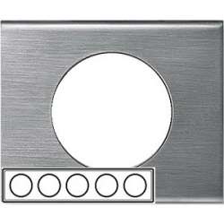 Legrand Celiane Сталь фактурная Рамка 5-ая (2+2+2+2+2 мод) арт. 069110