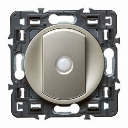 Legrand Celiane Титан Клавиша для бесшумного выключателя с вставкой подсветки по контуру арт. 068313