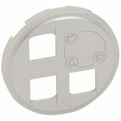 Legrand Celiane Титан Накладка RJ 45 STP розетки категория 6 с этикеткой арт. 068591