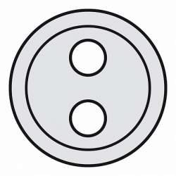 Legrand Celiane Титан Накладка розетки 2-ой Banana арт. 068532