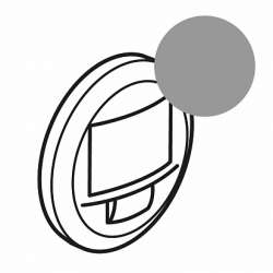 Legrand Celiane Титан Накладка светорегулятора нажимного (мех-м 67080,67081,67082,67084) арт. 068331