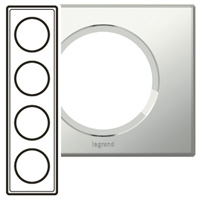 Legrand Celiane Зеркало Рамка 4 поста (8 модулей) арт. 069124