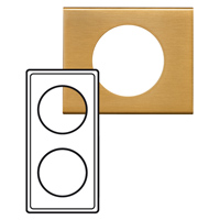 Legrand Celiane Золото Рамка 2 поста (4 модуля) арт. 069132