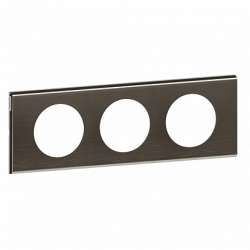 Legrand Celiane2 Черный никель Рамка 4-ая (2+2+2+2 мод) арт. 069034