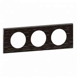 Legrand Celiane2 Corian Черный рифленый Рамка 4-ая (2+2+2+2 мод) арт. 069024