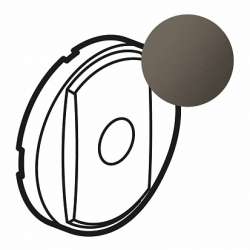 Legrand Celiane2 Графит Клавиша выключателя 2х полюсногос подсветкой или индикацией (арт. мех 67020) арт. 067923